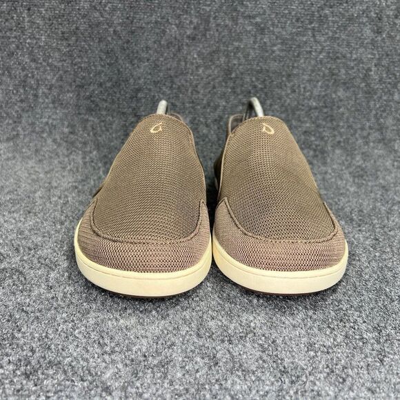 OluKai Nohea Mesh Shoes Men\'s Size 12 Brown Convertible‎ Slip On Comfort Loafers main image 8